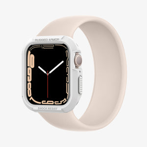 Spigen Apple Watch 41mm/40mm Rugged Armor case - White - image 2