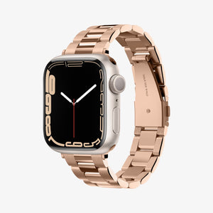 062MP25403 - Apple Watch Series (Apple Watch (49mm)/Apple Watch (45mm)/Apple Watch (42mm)) Watch Band Modern Fit in black showing the front