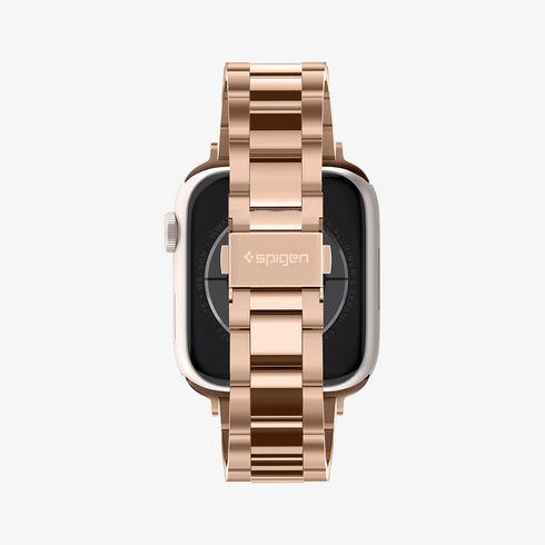 062MP25403 - Apple Watch Series (Apple Watch (49mm)/Apple Watch (45mm)/Apple Watch (42mm)) Watch Band Modern Fit in black showing the front