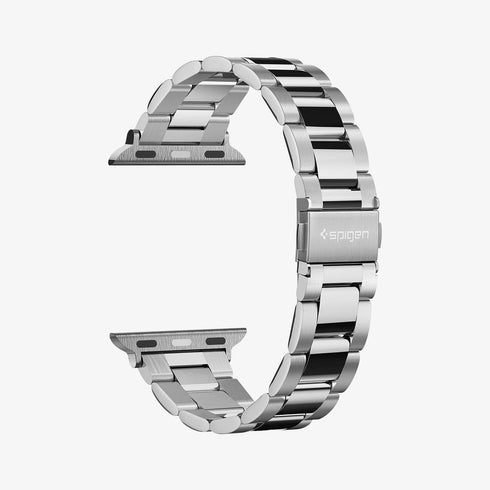 062MP25403 - Apple Watch Series (Apple Watch (49mm)/Apple Watch (45mm)/Apple Watch (42mm)) Watch Band Modern Fit in black showing the front