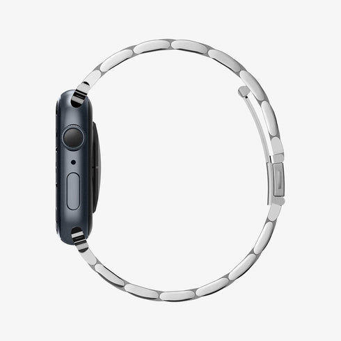 062MP25403 - Apple Watch Series (Apple Watch (49mm)/Apple Watch (45mm)/Apple Watch (42mm)) Watch Band Modern Fit in black showing the front