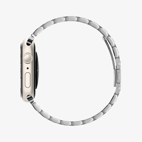 062MP25403 - Apple Watch Series (Apple Watch (49mm)/Apple Watch (45mm)/Apple Watch (42mm)) Watch Band Modern Fit in black showing the front
