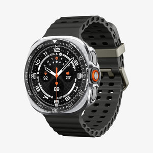 Spigen Galaxy Watch Ultra 2 47mm Bezel Case - Bezel Tune Pro - Black - white background detail image 2