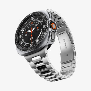 Spigen Galaxy Watch Ultra 2 47mm Bezel Case - Bezel Tune Pro - Black - white background detail image 3