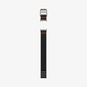 Spigen Galaxy Watch Ultra 2 & Ultra 47mm Band - DuraPro Flex - Black - white background detail image 3
