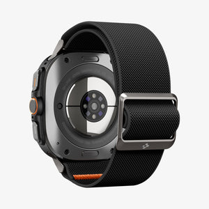 Spigen Galaxy Watch Ultra 2 & Ultra 47mm Band - Lite Fit - Black - white background detail image 3