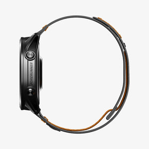 Spigen Garmin 22mm Quick Release Watch Band – Athlex Air — Active Black Orange, fit, construction or use view 17