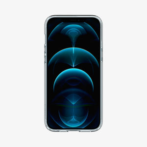 ACS01618 - iPhone 12 Pro Max Case Ultra Hybrid in crystal clear showing the back