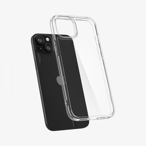 Spigen Ultra Hybrid case for iPhone 15 in Crystal Clear – detail image 2