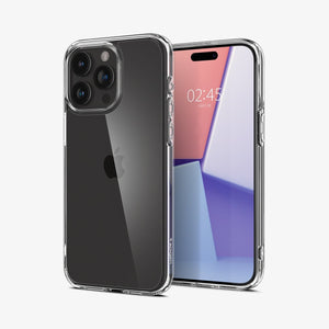 Spigen Ultra Hybrid case for iPhone 15 Pro in Crystal Clear – detail image 1
