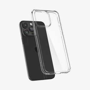 Spigen Ultra Hybrid case for iPhone 15 Pro in Crystal Clear – detail image 2