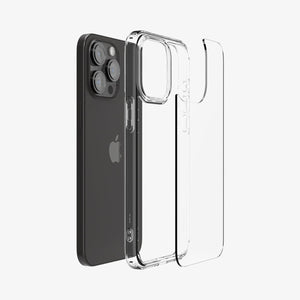 Spigen Ultra Hybrid case for iPhone 15 Pro in Crystal Clear – detail image 3