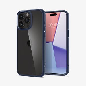 Spigen Ultra Hybrid case for iPhone 15 Pro in Navy Blue – detail image 1