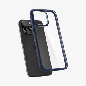 Spigen Ultra Hybrid case for iPhone 15 Pro in Navy Blue – detail image 2