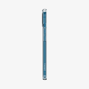 ACS03197 - iPhone 13 Pro Max Case Liquid Crystal in crystal clear showing the back