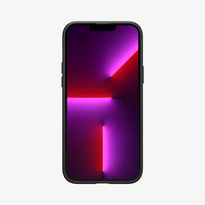 Spigen Liquid Air case for iPhone 13 Pro Max in Matte Black – front view
