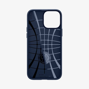 Spigen Liquid Air case for iPhone 13 Pro Max in Navy Blue – interior Air Cushion structure