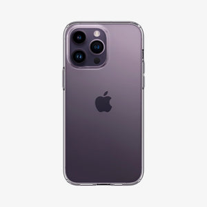 Spigen iPhone 14 Pro Max Case – Liquid Crystal in Crystal Clear – clear back view