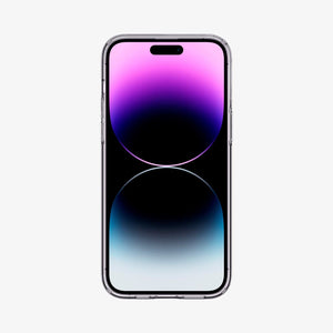 Spigen iPhone 14 Pro Max Case – Liquid Crystal in Crystal Clear – front view