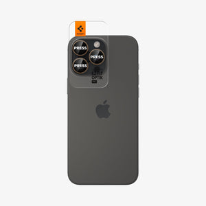 Spigen iPhone 16 Pro Max / 16 Pro Lens Protector – Optik Pro EZ Fit – Desert Titanium product image 6