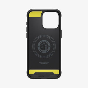 Spigen Rugged Armor (MagFit) case for iPhone 15 Pro Max in Matte Black – detail image 7