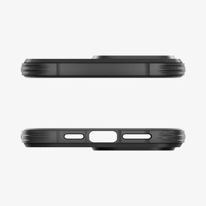 Spigen Rugged Armor (MagFit) case for iPhone 15 Pro Max in Matte Black – detail image 9