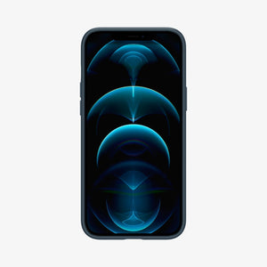 ACS01612 - iPhone 12 Pro Max Case Thin Fit in black showing the back