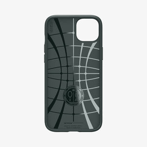 Spigen Liquid Air case for iPhone 15 in Abyss Green – detail image 7