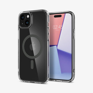 Spigen Ultra Hybrid MagFit case for iPhone 15 in Graphite – detail image 1