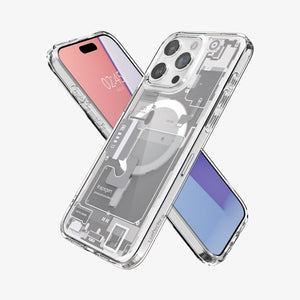 Spigen Ultra Hybrid Zero One (MagFit) case for iPhone 15 Pro in Zero One White – detail image 2