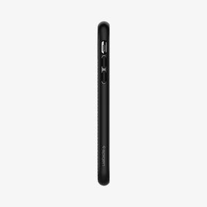 064CS24872 - iPhone XR Case Liquid Air in Black showing the back