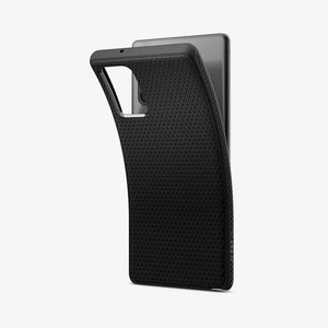 Spigen Galaxy Note 20 Ultra Case – Liquid Air – Matte Black – detail image 5