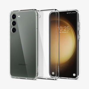 Spigen Galaxy S23 Case – Ultra Hybrid – Crystal Clear – detail image 1
