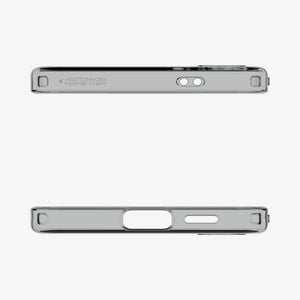 ACS07283 - Galaxy S24 Ultra Case Liquid Crystal in Crystal Clear showing the back