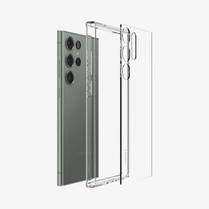 Spigen Ultra Hybrid case for Galaxy S23 Ultra in Crystal Clear – detail image 2