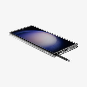 Spigen Ultra Hybrid case for Galaxy S23 Ultra in Crystal Clear – detail image 4