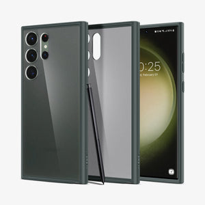 Spigen Ultra Hybrid case for Galaxy S23 Ultra in Frost Green – detail image 1