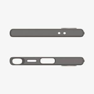 ACS07287 - Galaxy S24 Ultra Case Liquid Air in Matte Black showing the back