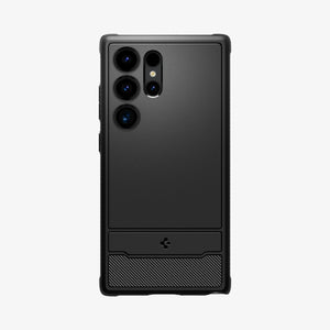 Spigen Galaxy S24 Ultra Case – Rugged Armor – Matte Black – main product image
