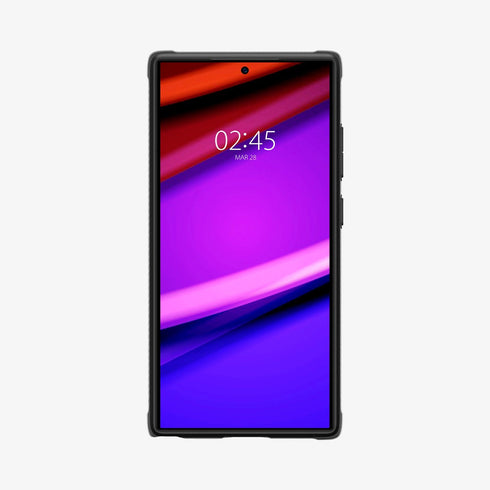 ACS07286 - Galaxy S24 Ultra Case Rugged Armor in Matte Black showing the back