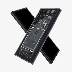 Spigen Galaxy S24 Ultra Case – Ultra Hybrid Zero One – Zero One Black – detail image 2