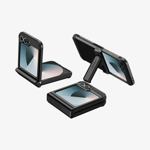 Spigen Galaxy Z Flip 7 FE / Z Flip 6 Case – Tough Armor Pro (MagFit) — Black, fit, construction or use view 3