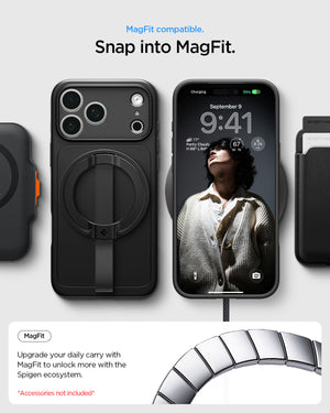 Spigen iPhone 18 Pro Thin Fit (MagFit) - Black - feature illustration 39