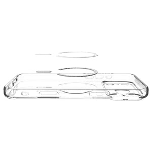 Spigen iPhone 18 Pro Ultra Hybrid (MagFit) - Clear Graphite - case detail 27