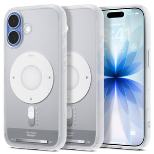 Spigen iPhone 17 Ultra Hybrid Classic MagFit case in Classic Silver - white-background main image