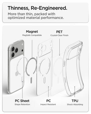 Spigen iPhone 18 Pro Max Ultra Hybrid (MagFit) - Clear White - feature illustration 102