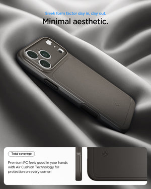 Spigen iPhone 18 Pro Max Thin Fit (MagFit) - Gunmetal - feature illustration 65