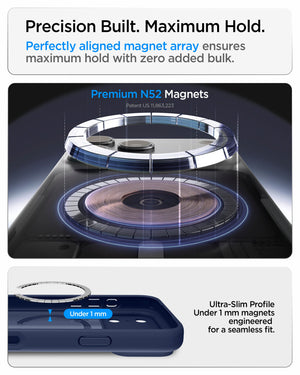 Spigen iPhone 18 Pro Max Ultra Hybrid Matte (MagFit) - Frost Deep Blue - feature illustration 77