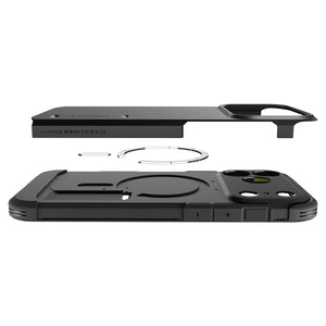 Spigen iPhone 18 Pro Tough Armor T (MagFit) - Black - case detail 17