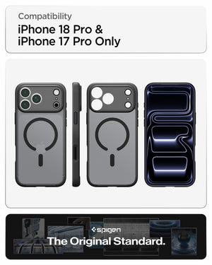 Spigen iPhone 18 Pro Ultra Hybrid Matte (MagFit) - Frost Black - feature illustration 71